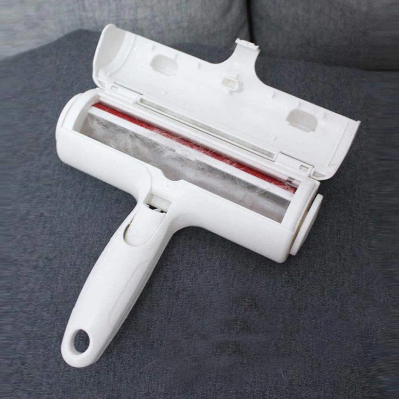 Rola pentru indepartarea scamelor si parului de animale, bidirectionala, rosu - BUZ.RO