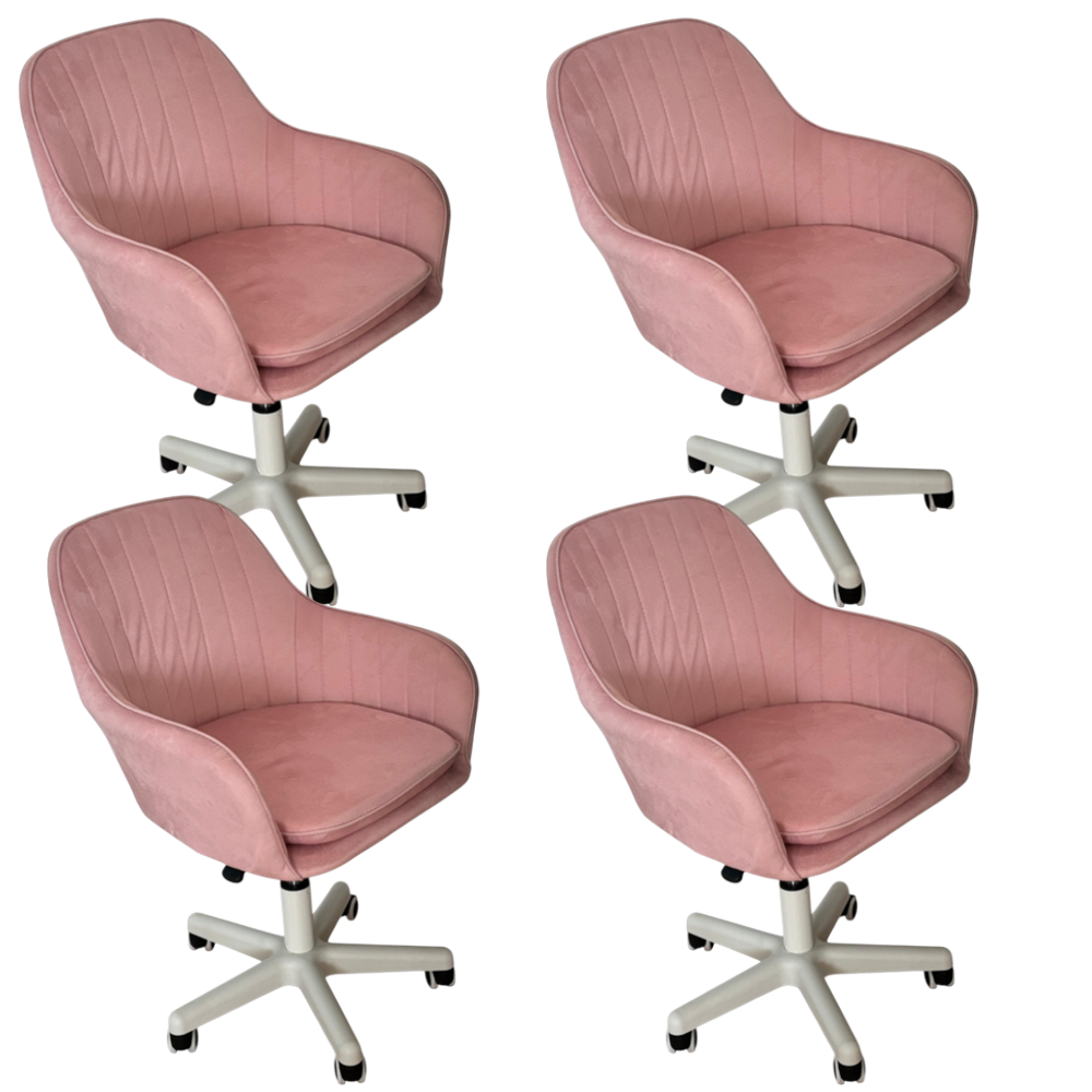 Scaun birou / set scaune birou, modern, din catifea, cu inaltime reglabila intre 50-60 cm