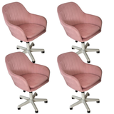 Scaun birou / set scaune birou, modern, din catifea, cu inaltime reglabila intre 50-60 cm