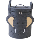 Sac 2in1, pentru depozitare si transport jucarii, diametru 150 cm, model  elefant
