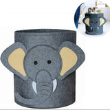 Sac 2in1, pentru depozitare si transport jucarii, diametru 150 cm, model  elefant