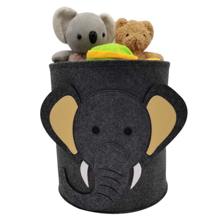 Sac 2in1, pentru depozitare si transport jucarii, diametru 150 cm, model elefant - BUZ.RO