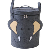 Sac 2in1, pentru depozitare si transport jucarii, diametru 150 cm, model elefant - BUZ.RO
