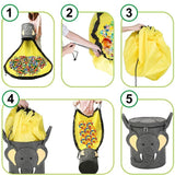 Sac 2in1, pentru depozitare si transport jucarii, diametru 150 cm, model elefant - BUZ.RO