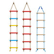Scara de catarat pentru copii cu 6 trepte colorate cu centura si carlige incluse, max 80kg - BUZ.RO