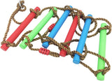 Scara de catarat pentru copii cu 6 trepte colorate cu centura si carlige incluse, max 80kg - BUZ.RO