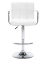 Scaun bar | salon | rotativ cu inaltime reglabila | manere cu husa | piele ecologica - BUZ.RO