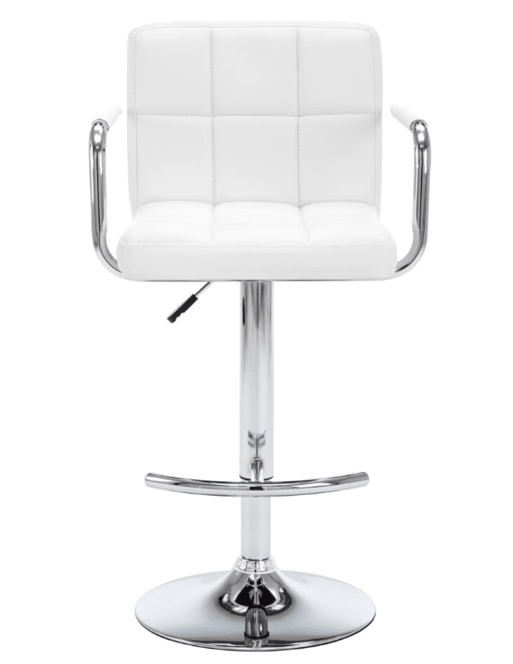 Scaun bar | salon | rotativ cu inaltime reglabila | manere cu husa | piele ecologica - BUZ.RO