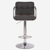 Scaun bar, scaun salon, inaltime reglabila, dimensiuni 116x43cm, negru - BUZ.RO