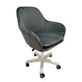 Scaun birou, modern, din catifea, cu inaltime reglabila intre 30 - 40 cm - BUZ.RO