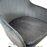 Scaun birou, modern, din catifea, cu inaltime reglabila intre 30 - 40 cm - BUZ.RO