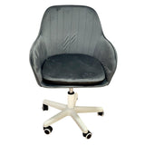 Scaun birou, modern, din catifea, cu inaltime reglabila intre 30 - 40 cm - BUZ.RO