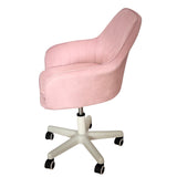 Scaun birou, modern, din catifea, cu inaltime reglabila intre 30 - 40 cm - BUZ.RO