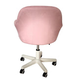 Scaun birou, modern, din catifea, cu inaltime reglabila intre 30 - 40 cm - BUZ.RO