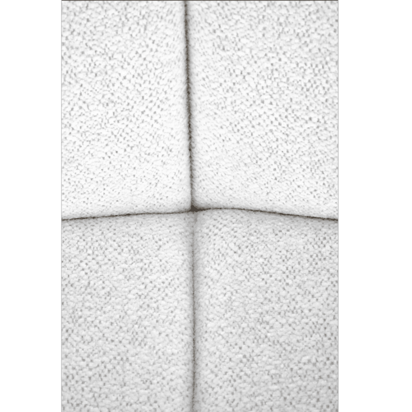 Scaun bucatarie, scaun bar, scaun dining, scaun tapitat, 52x62x87 cm, alb - BUZ.RO