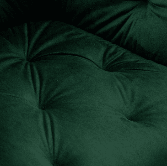Scaun bucatarie, scaun bar, scaun dining, scaun tapitat, cadru metalic, perna burete, elegant, ergonomic, verde - BUZ.RO