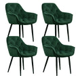Scaun bucatarie set scaune dinning/sufragerie/hol/sala de asteptare, egonomic,husa catifea, - BUZ.RO