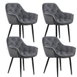 Scaun bucatarie set scaune dinning/sufragerie/hol/sala de asteptare, egonomic,husa catifea, - BUZ.RO