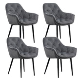 Scaun bucatarie set scaune dinning/sufragerie/hol/sala de asteptare, egonomic,husa catifea, - BUZ.RO
