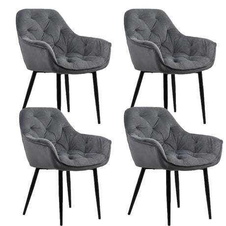 Scaun bucatarie set scaune dinning/sufragerie/hol/sala de asteptare, egonomic,husa catifea, - BUZ.RO