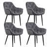 Scaun bucatarie set scaune dinning/sufragerie/hol/sala de asteptare, egonomic,husa catifea, - BUZ.RO