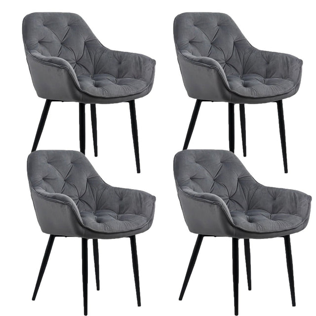Scaun bucatarie set scaune dinning/sufragerie/hol/sala de asteptare, egonomic,husa catifea, - BUZ.RO