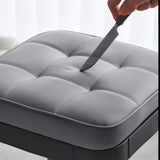 Taburet, taburet bucatarie, living, terasa, tapitat, picioare antiderapante, 45x30x30