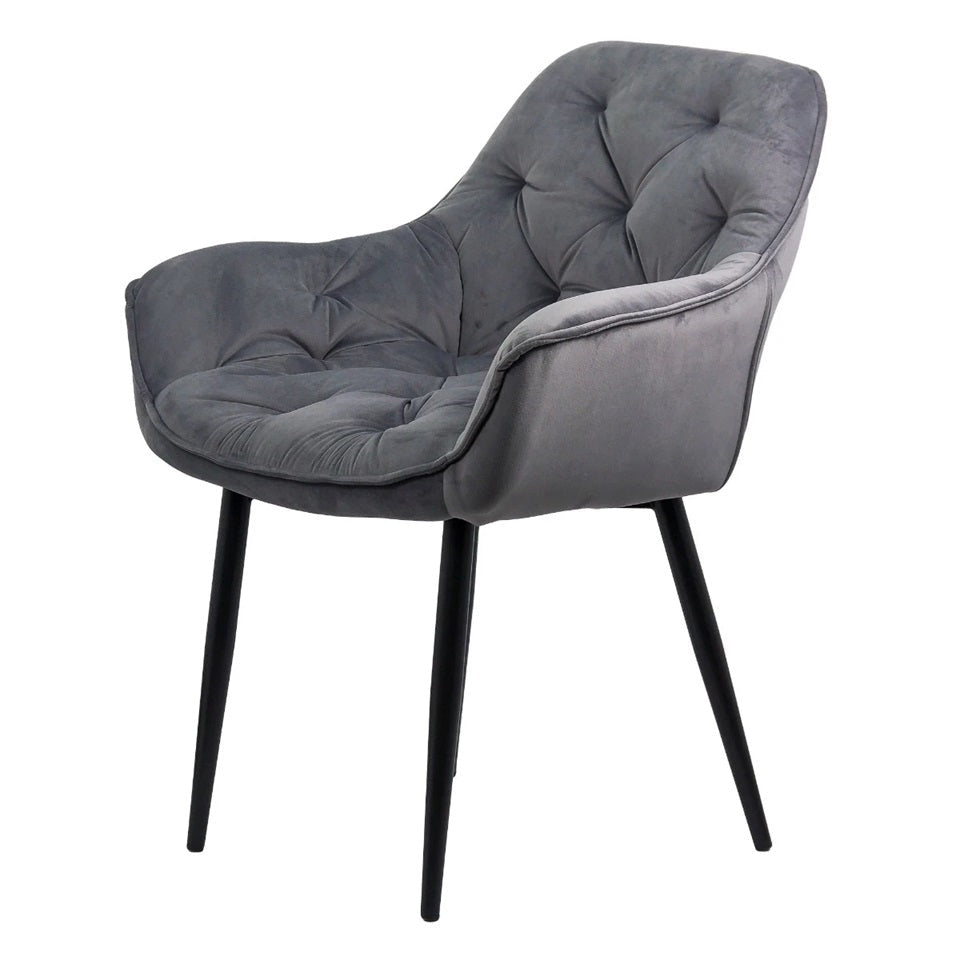 Scaun bucatarie/dinning/sufragerie, modern, din catifea premium, elegant, ergonomic, 83X 57X 58 CM, buz - BUZ.RO
