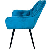 Scaun bucatarie/dinning/sufragerie, modern, din catifea premium, elegant, ergonomic, 83X 57X 58 CM, buz - BUZ.RO