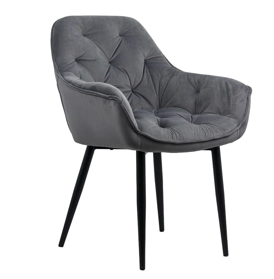 Scaun bucatarie/dinning/sufragerie, modern, din catifea premium, elegant, ergonomic, 83X 57X 58 CM, buz - BUZ.RO