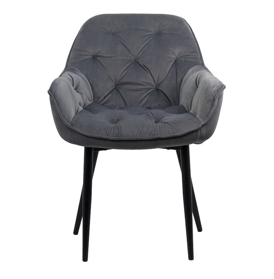 Scaun bucatarie/dinning/sufragerie, modern, din catifea premium, elegant, ergonomic, 83X 57X 58 CM, buz - BUZ.RO