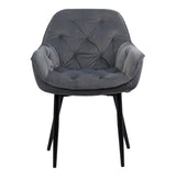 Scaun bucatarie/dinning/sufragerie, modern, din catifea premium, elegant, ergonomic, 83X 57X 58 CM, buz - BUZ.RO