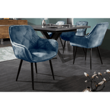 Scaun bucatarie/dinning/sufragerie, modern, din catifea premium, elegant, ergonomic, 83X 57X 58 CM, buz - BUZ.RO