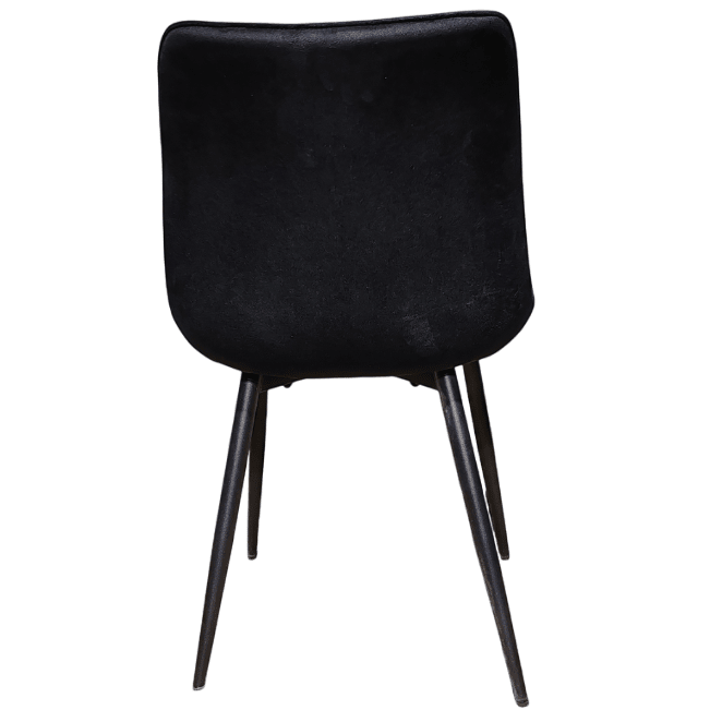 Scaun catifea, scaun bucatarie, scaun bar, scaun dining, scaun tapitat, cadru metalic, perna burete, elegant, ergonomic 85.5x 46 cm - BUZ.RO