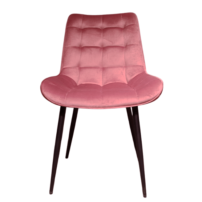 Scaun catifea, scaun bucatarie, scaun bar, scaun dining, scaun tapitat, cadru metalic, perna burete, elegant, ergonomic 85.5x 46 cm - BUZ.RO