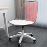 Scaun de birou, modern, cu spatar transparent, inaltime reglabila intre 40 - 50 cm - BUZ.RO