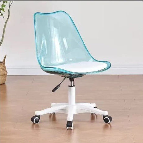 Scaun de birou, modern, cu spatar transparent, inaltime reglabila intre 40 - 50 cm - BUZ.RO