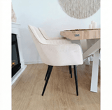 Scaun dining|bar| birou| modern|ergonomic|scaun tapitat|cadru metalic|perna burete|elegant - BUZ.RO