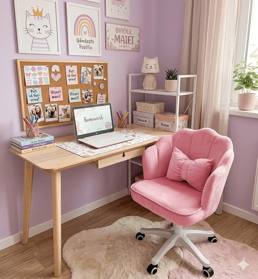 Scaun hidraulic, cu spatar, roti, catifea, birou, bar, salon, cosmetica, manichiura, pedichiura, 60l x 83h cm - BUZ.RO