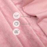 Scaun hidraulic, cu spatar, roti, catifea, birou, bar, salon, cosmetica, manichiura, pedichiura, 60l x 83h cm, roz