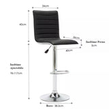 Scaun salon bar cu inaltime reglabila intre 64 - 84 cm, dimensiuni 116x44 cm - BUZ.RO