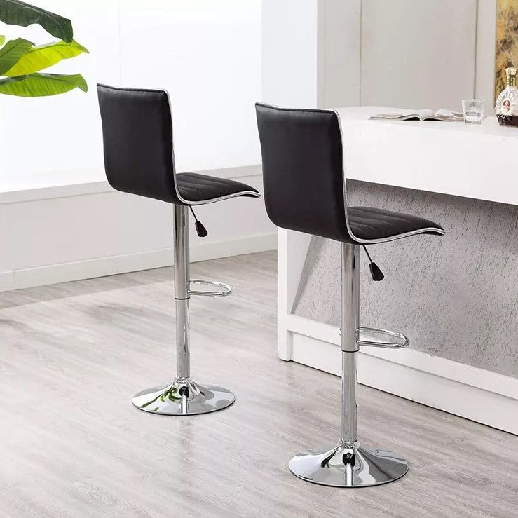 Scaun salon bar cu inaltime reglabila intre 64-84 cm, dimensiuni 116x44 cm