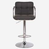 Scaun bar, scaun salon, inaltime reglabila intre 64-84 cm, dimensiuni 116x43cm, negru