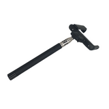 Selfie stick cu bluetooth pe maner, inclinatie reglabila, maxim 1m distanta, negru cu portocaliu, buz