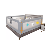 Set 4 bariere protectie culisante pentru pat, inaltime reglabila 68 - 98 cm, 160 cm 180 cm 200 cm - BUZ.RO