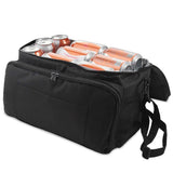 Set accesorii ustensile gratar geanta Frigorifica si Husa de Transport, cleste, termometru, paleta,otel inoxidabil, 15 accesorii - BUZ.RO