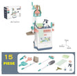 Set curatenie copii , cu matura si pamatuf , set 15 piese - BUZ.RO