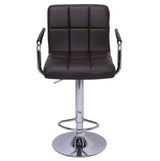 Set de 2 scaune salon bar, inaltime reglabila intre 64-84 cm, dimensiuni 116 x 43cm, negru