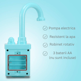 Set de joaca, chiuveta bucatarie, cu robinet, vase, ustensile, pentru copii - BUZ.RO