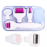Set dermaroller 8 în 1 cu ace din titan și rolă de jad – tratament facial complet pentru regenerare, reducerea ridurilor, cicatricilor și revitalizarea pielii. - BUZ.RO